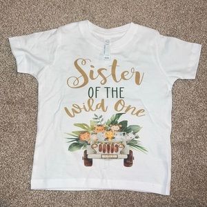 TODDLER: Wild ONE theme T-shirt